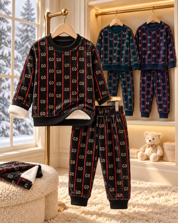 Signature Stripe Velour Tracksuit
